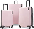 Stratum XLT Expandable Hardside Luggage with Spinner Wheels, Pink Blush, 3-Piece Set (20/24/28)