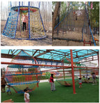 Kids Stair Protection Net Rope Cargo Netting Cut Off Netting Outdoor Climbing Net Children's High Altitude Anti-Fall Net Restaurant Bar Ceiling Decoration Net