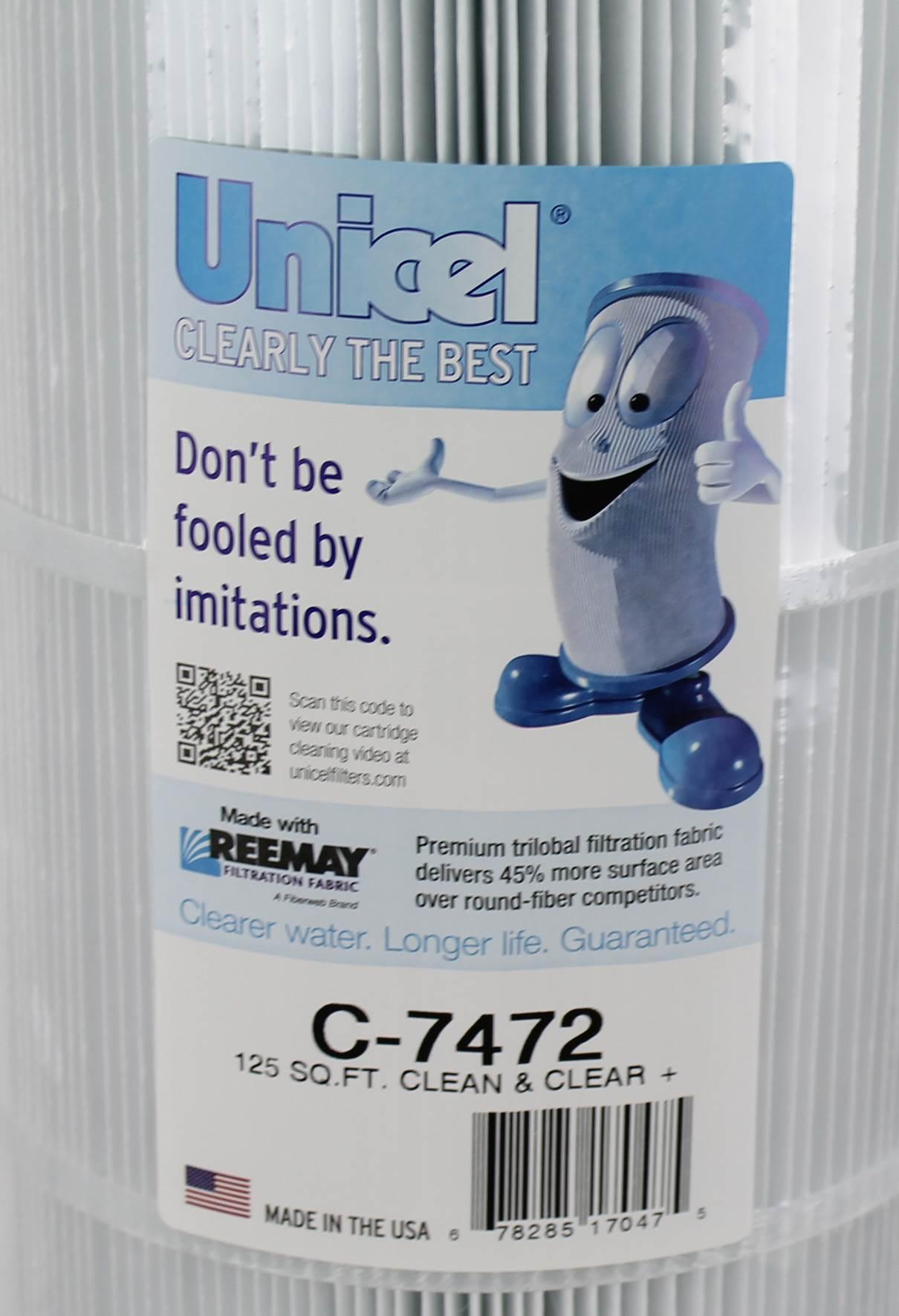 unicel c-7472 pac fab/waterway swimming pool filter cartridge (4 pack)