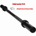 WJHWSX Olympic Weightlifting Barbell, Solid Iron Barbell for Weight Training and Power Lifting閿60-Feet Long, 21-lbs Bar, 2IN Shaft Diameter Black