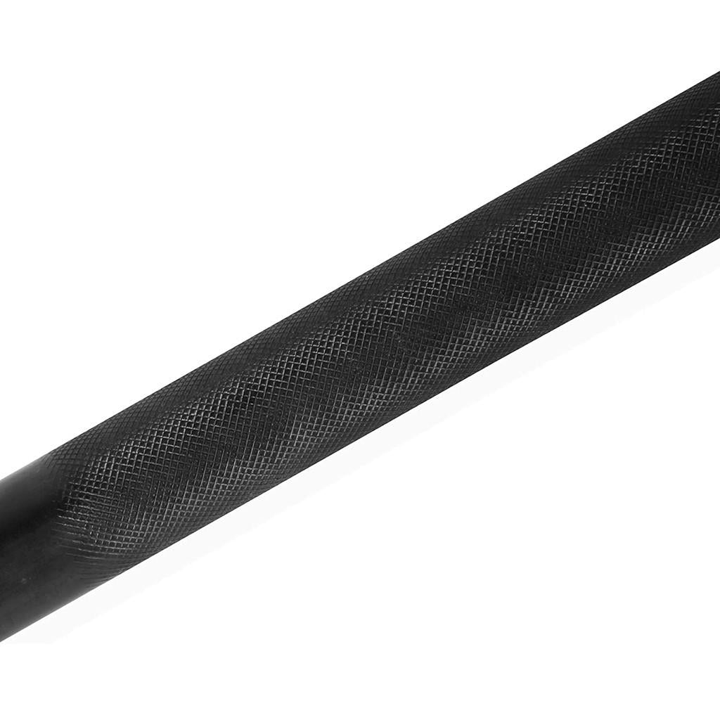 WJHWSX Olympic Weightlifting Barbell, Solid Iron Barbell for Weight Training and Power Lifting閿60-Feet Long, 21-lbs Bar, 2IN Shaft Diameter Black