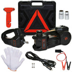 Electric Car Jack Kit 5 Ton with Power Impact Wrench and Tire Inflator Pump Lift