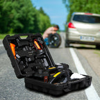 Electric Car Jack Kit 5 Ton with Power Impact Wrench and Tire Inflator Pump Lift