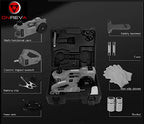 Electric Car Jack Kit 5 Ton with Power Impact Wrench and Tire Inflator Pump Lift