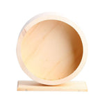 D-4PET Hamster - Wooden Mute Roller Hamster Running Exercise Mouse HedSports Wheel Pet Toy Supplies Hot