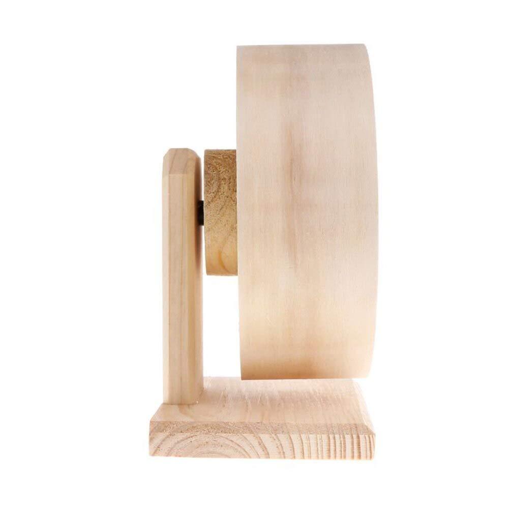 D-4PET Hamster - Wooden Mute Roller Hamster Running Exercise Mouse HedSports Wheel Pet Toy Supplies Hot