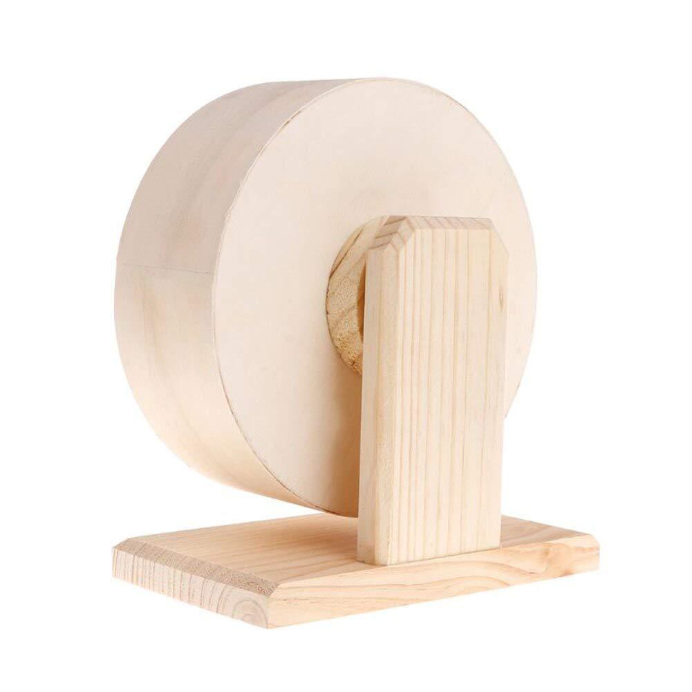 D-4PET Hamster - Wooden Mute Roller Hamster Running Exercise Mouse HedSports Wheel Pet Toy Supplies Hot