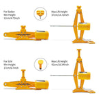 Car Jack Lift 12V 3 Ton Electric Scissor Floor Jack Impact Wrench Tire Tool Kit