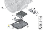 Genuine BMW Petrol Dual Clutch Transmission Gearbox Oil Pan Cover 28108070791