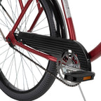 Huffy 26 In. Nel Lusso Men's Classic Beach Cruiser Bike, Mirror Red