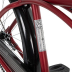 Huffy 26 In. Nel Lusso Men's Classic Beach Cruiser Bike, Mirror Red