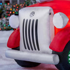 7.5 ft Santa and Mrs. Claus in Car Holiday Inflatable
