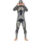 SEAC Pirana Spandex Wetsuit X-Large, Green Camouflage