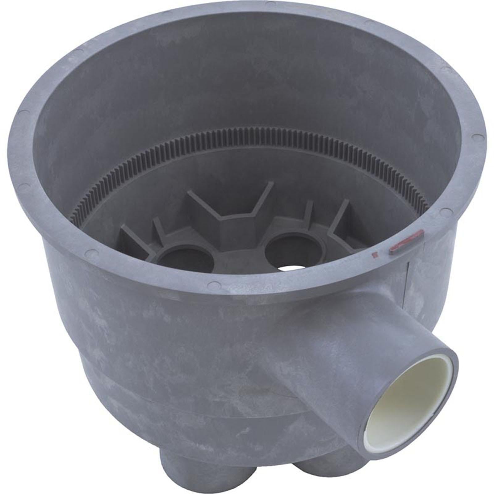 A&amp;A Manufacturing Housing, A&amp;A 6 Port Low Profile Valve, 1-1/2", Bottom, Gray