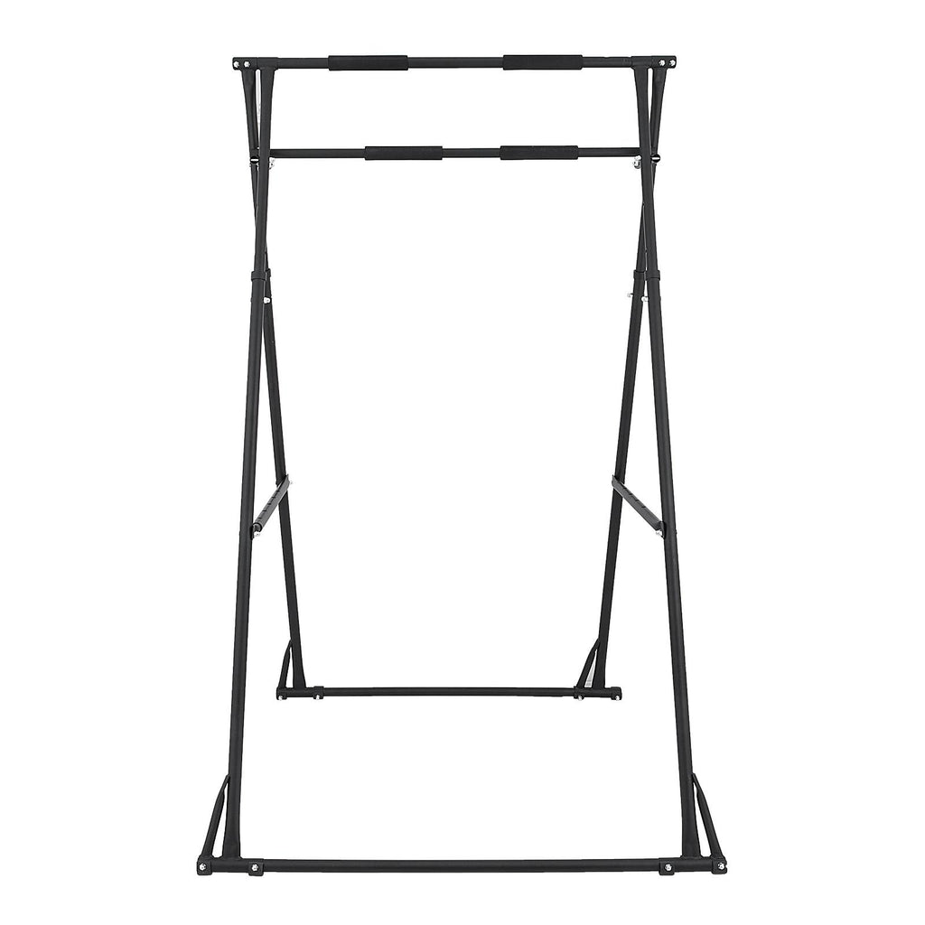 280 Lbs. Portable Pull Up Bar Height Adjustable Portable Pull Up Gym Stand Fitness Equipment Folding Standing Pull Up Bar for Home Gym