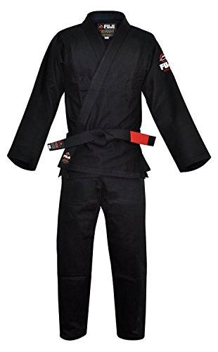 fuji bjj uniform, black, a4