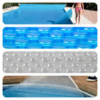 rectangular solar cover series heat retaining blanket for inground swimming pool