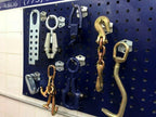 SET#13 - AUTO BODY FRAME MACHINE 8 PIECE TOOLS AND CLAMP CHAIN SET FRAME RACK
