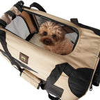 Pet Life Folding Zippered 360 Degree Vista View House Pet Crate in Khaki, X-Large