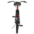 ABORON Adult Cruiser Bike 7 Speed 26 Inch, Beach Cruiser Bicycle for Men ,Steel Frame, Beach Cruiser Bikes , Black &amp; Pink