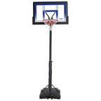 Lifetime 48" Shatterproof Portable One Hand Height Adjustable Basketball System in Black, 51550