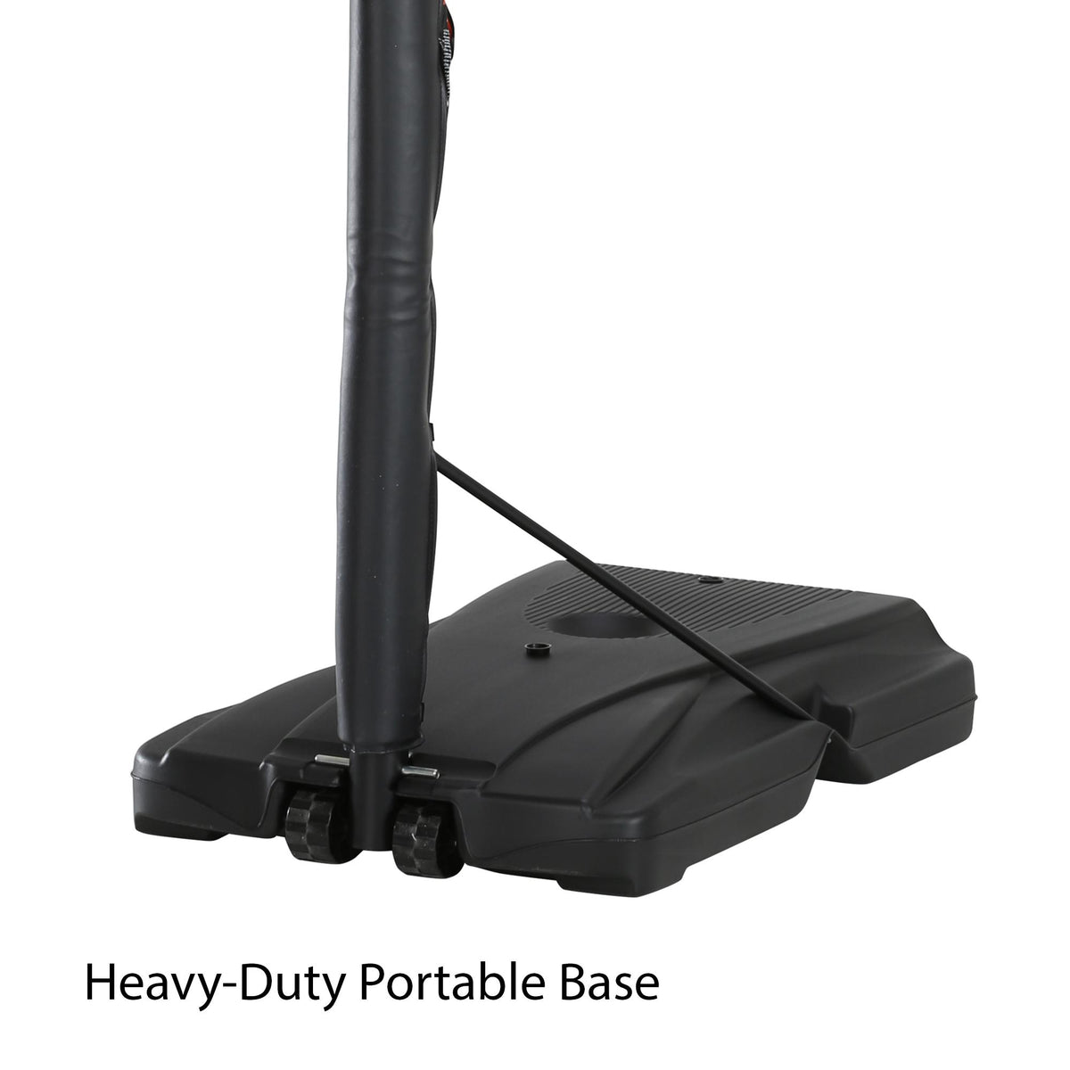 Lifetime 48" Shatterproof Portable One Hand Height Adjustable Basketball System in Black, 51550