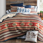 HiEnd Del Sol Southwest Quilted Bedding Set Full/Queen