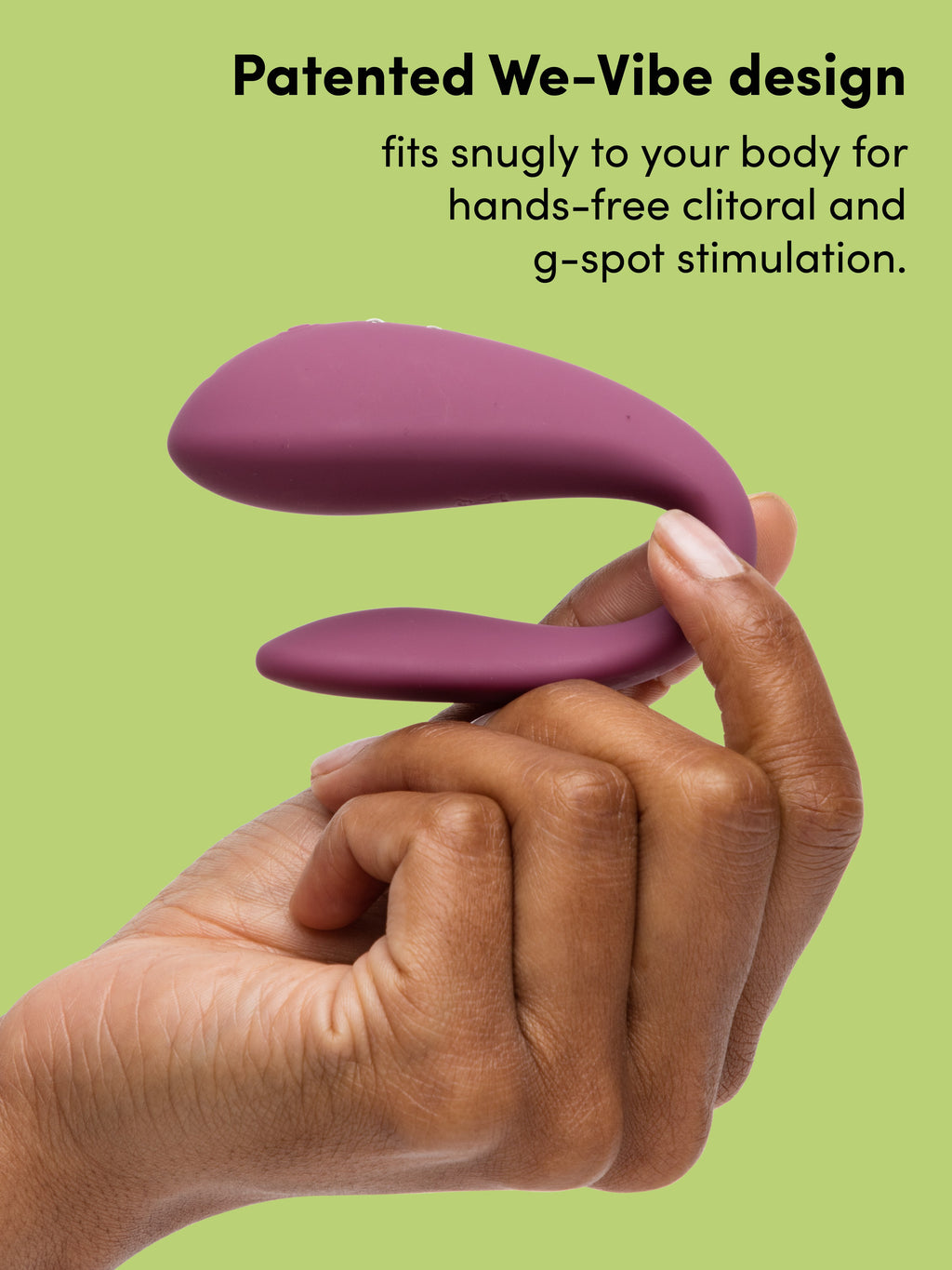 Lovehoney mon ami Wearable Couple's Massager, Purple