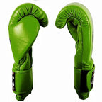 Cleto Reyes Hook and Loop Leather Training Boxing Gloves - 16 oz. - Citrus Green