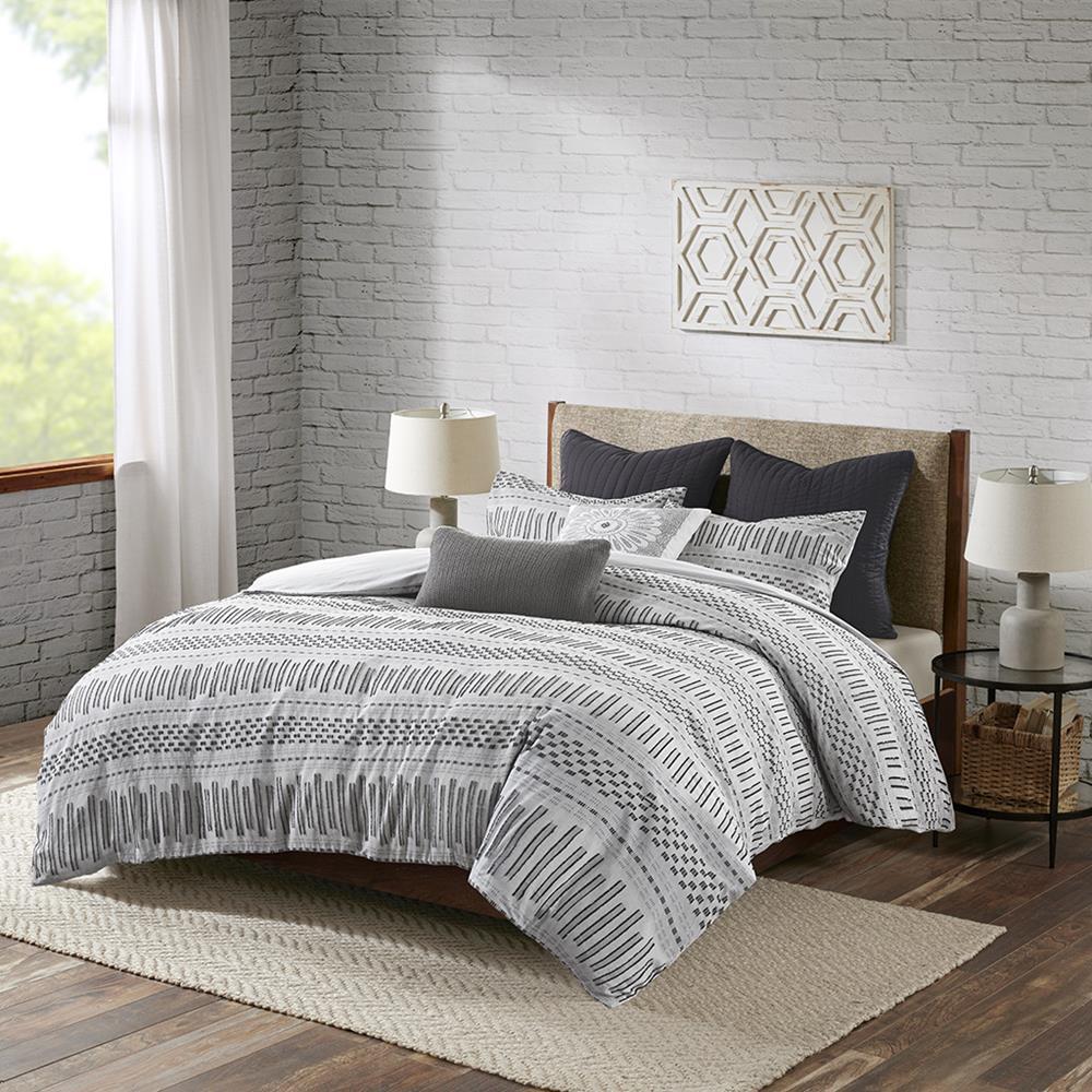 INK+IVY Rhea Cotton Jacquard Comforter Mini Set King/Cal King