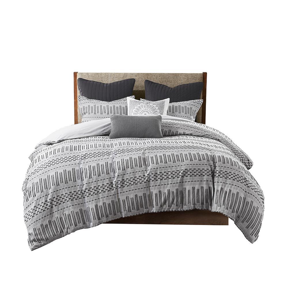 INK+IVY Rhea Cotton Jacquard Comforter Mini Set King/Cal King