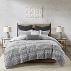 INK+IVY Rhea Cotton Jacquard Comforter Mini Set King/Cal King