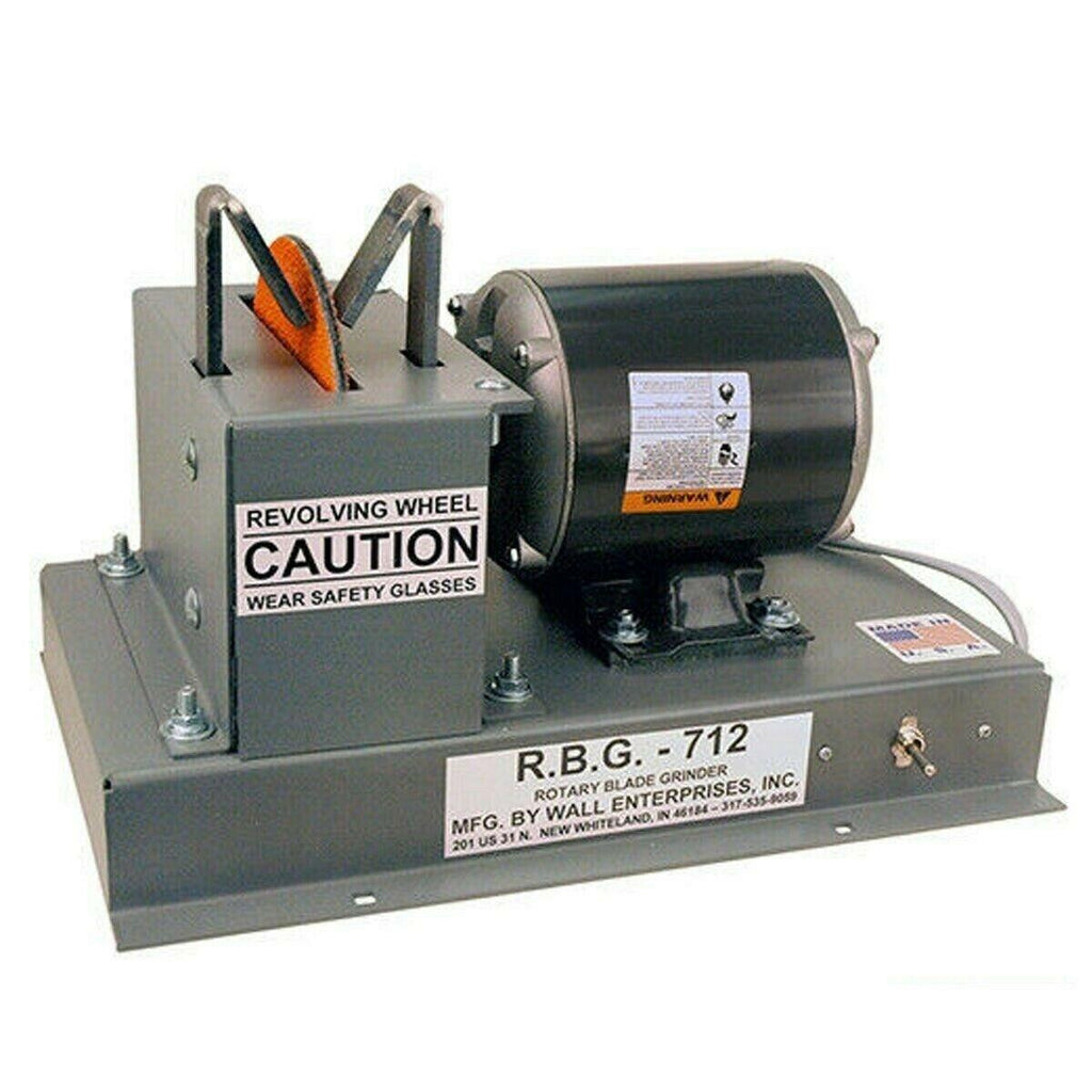 Wall RBG Lawn Mower Blade Bench Grinder 712 Quick 7" Sharpener 1/2 HP RBG712