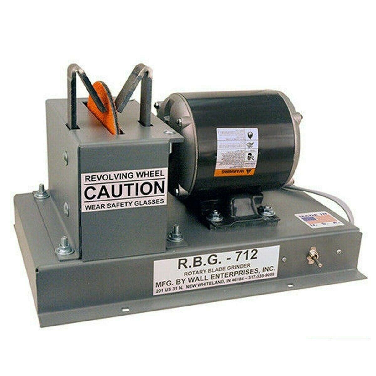 Wall RBG Lawn Mower Blade Bench Grinder 712 Quick 7" Sharpener 1/2 HP RBG712