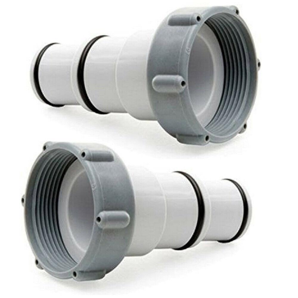 intex replacement hose adapter (pair) &amp; intex automatic pool cleaner vacuum