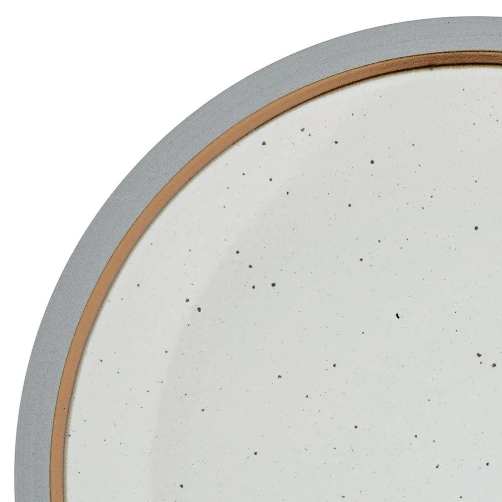 Ezra Grey 16 Piece Dinnerware Set, Service for 4