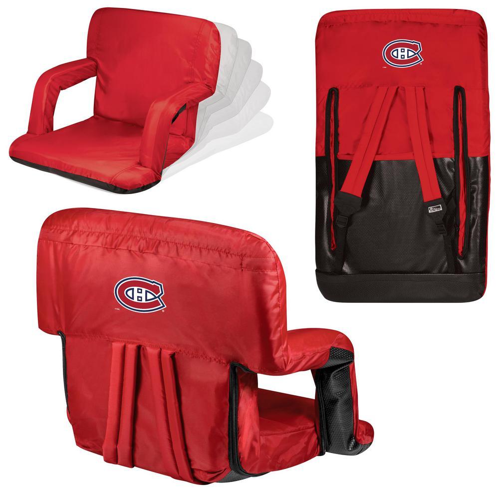 Montreal Canadiens Red Portable Reclining Stadium Seat