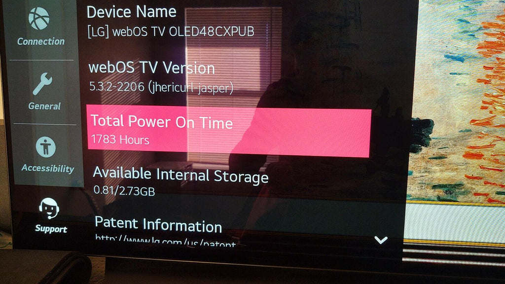 lg oled48cxpub 48" ultra hd oled smart tv - perfect black