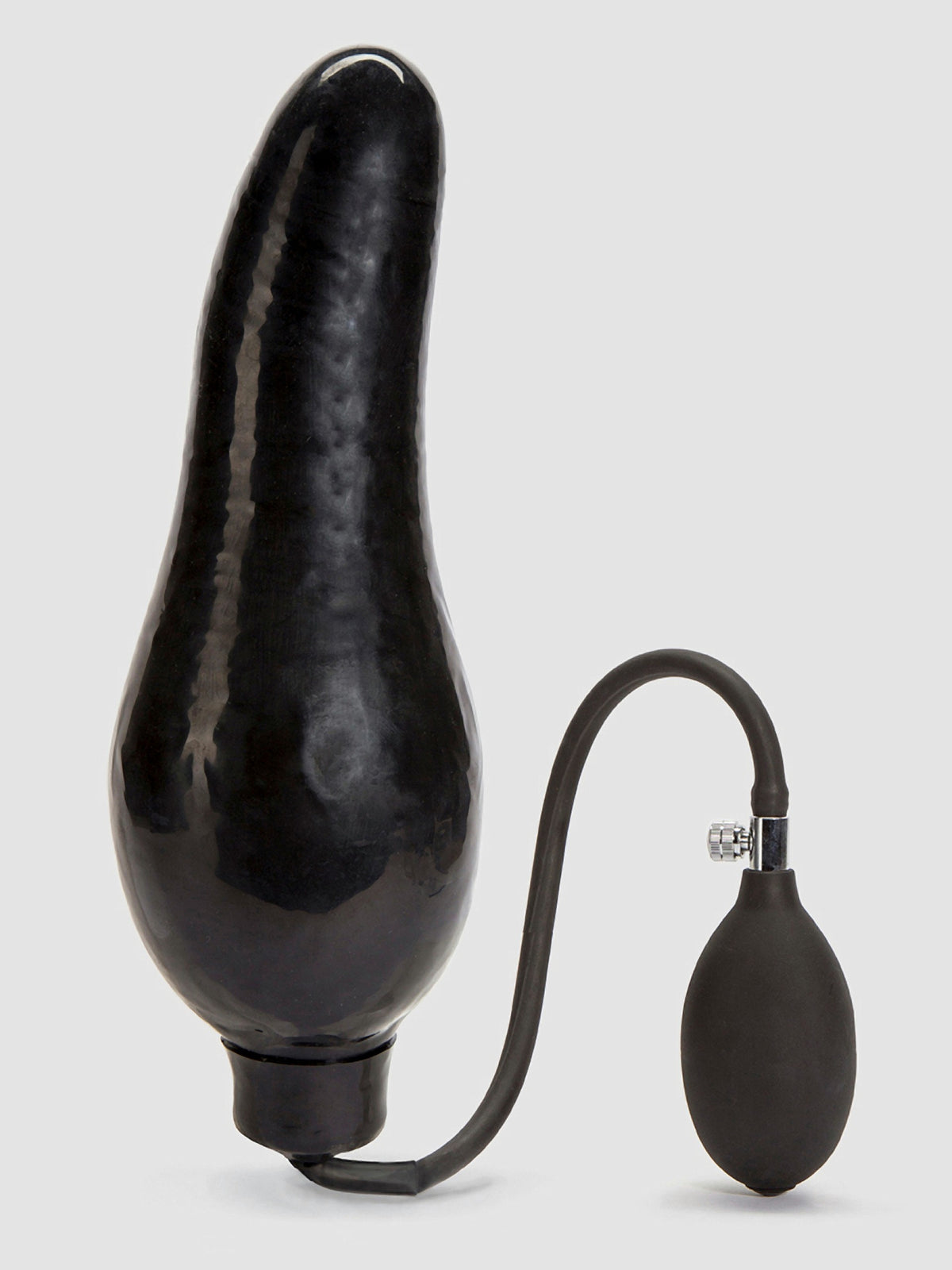 Cock Locker Huge Inflatable Dildo 9 Inch, Black