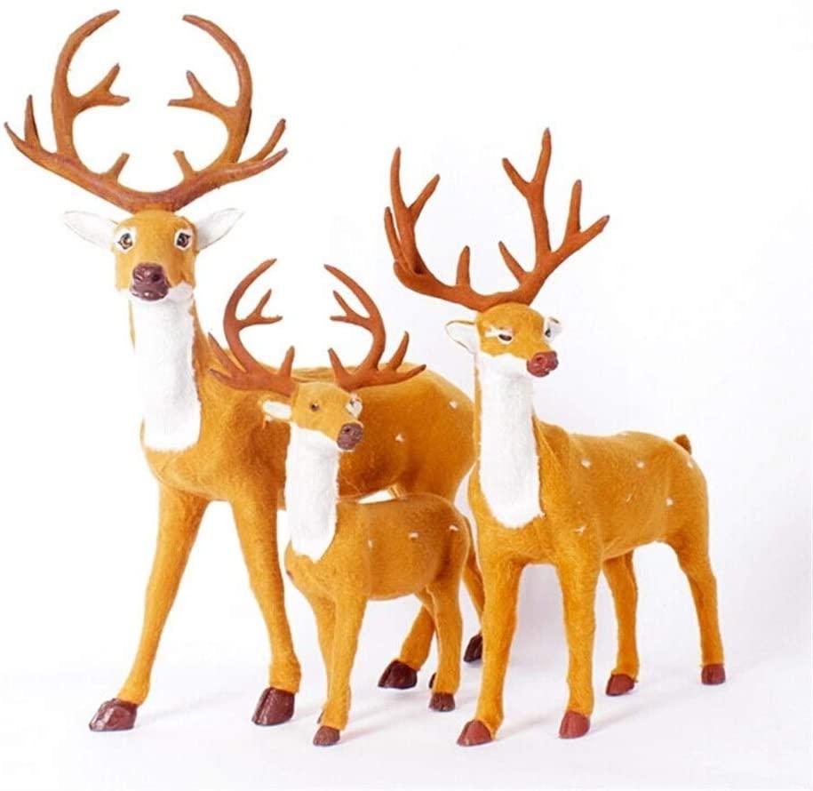 ChenCheng Christmas Decoration Holiday Decoration Children's Gift Deluxe Edition Christmas Reindeer, Cute Three Pack Christmas utenciles