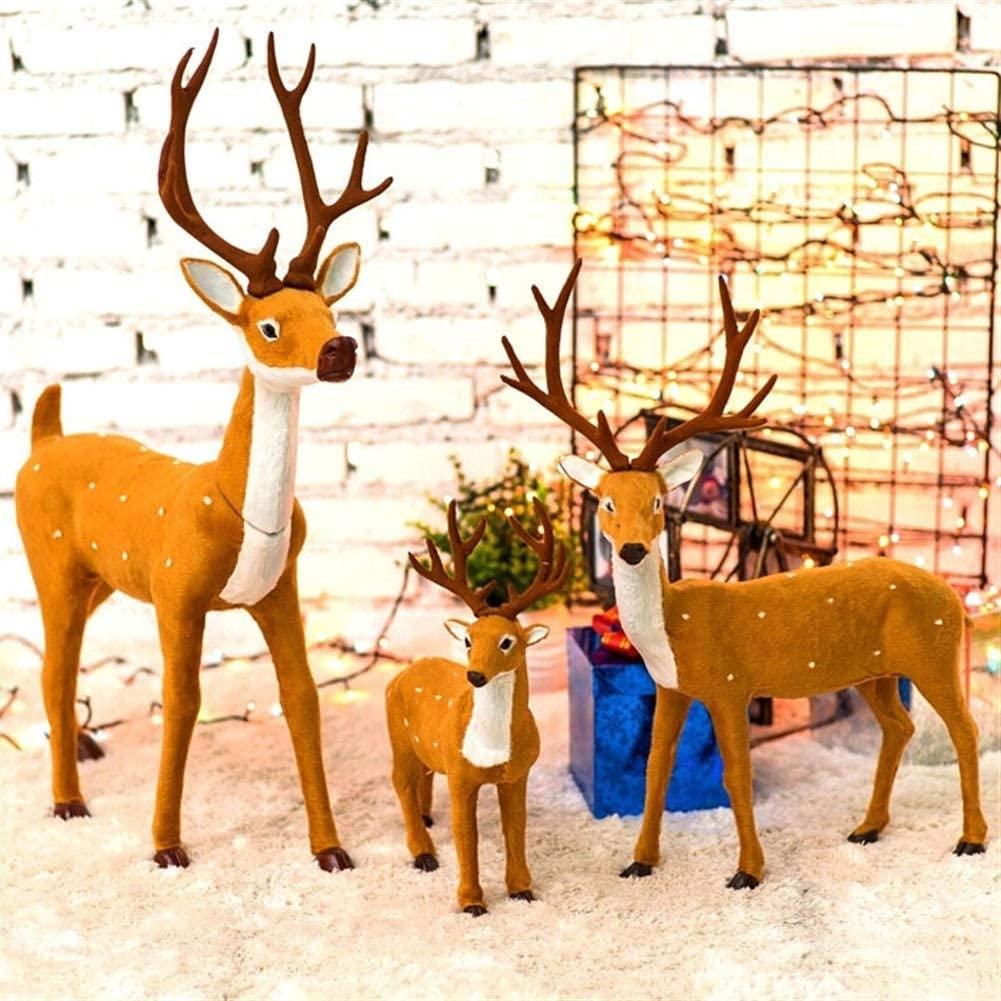 ChenCheng Christmas Decoration Holiday Decoration Children's Gift Deluxe Edition Christmas Reindeer, Cute Three Pack Christmas utenciles