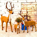 ChenCheng Christmas Decoration Holiday Decoration Children's Gift Deluxe Edition Christmas Reindeer, Cute Three Pack Christmas utenciles