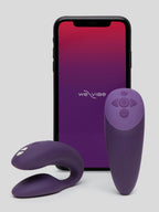 We-Vibe Chorus App and Remote Controlled Rechargeable Couple's Vibrator, Purple | Purple