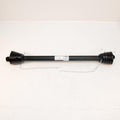 pto drive line, general purpose, post hole digger, 1-3/8" x 6 spline quick disconnect to 1-1/4" round, 53" - 77", series 4