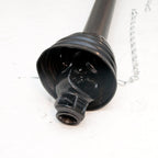 pto drive line, general purpose, post hole digger, 1-3/8" x 6 spline quick disconnect to 1-1/4" round, 53" - 77", series 4