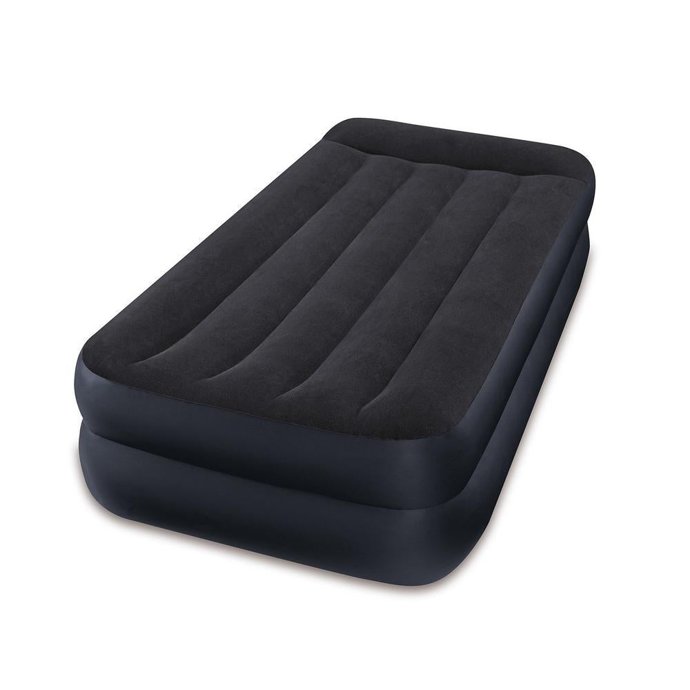 64121E Dura-Beam Pillow Rest Air Mattress Bed with Pump, Twin (3-Pack)