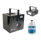 Chauvet DJ Hurricane Haze 2D Fog Machine w/ Remote, Fog Juice, &amp; Strobe Light