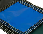 gli value x solid rectangular pool safety cover with 4' x 8' end step and drain