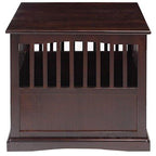 Wooden Furniture Pet Crate, Color Espresso (Large) by Casual Home