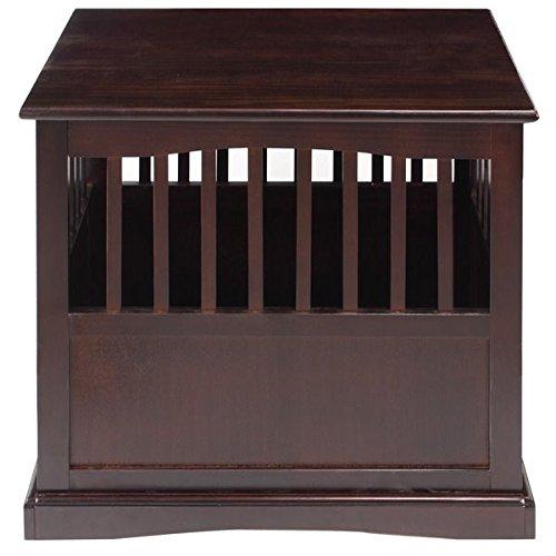 Wooden Furniture Pet Crate, Color Espresso (Large) by Casual Home